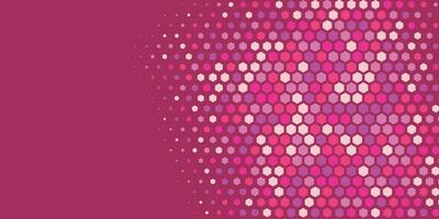 Geometric abstract Hexagon Two Color Background vector