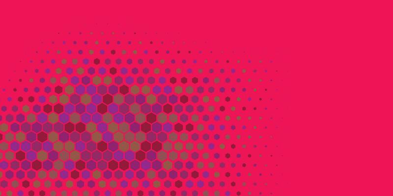 Geometric abstract Hexagon Two Color Background