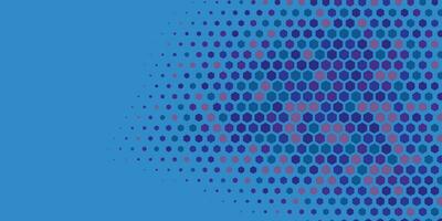 Geometric abstract Hexagon Two Color Background vector