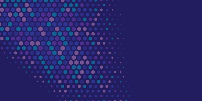 geométrico resumen hexágono dos color antecedentes vector