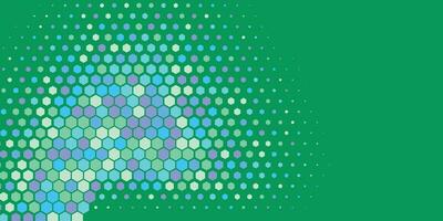 Geometric abstract Hexagon Two Color Background vector