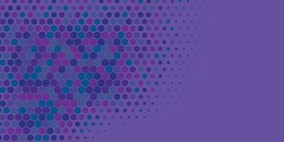 Geometric abstract Hexagon Two Color Background vector