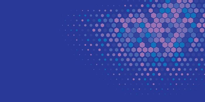 geométrico resumen hexágono dos color antecedentes vector