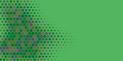 Geometric abstract Hexagon Two Color Background vector