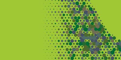 Geometric abstract Hexagon Two Color Background vector