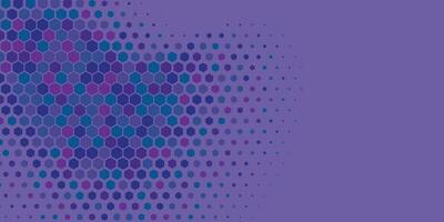 Geometric abstract Hexagon Two Color Background vector