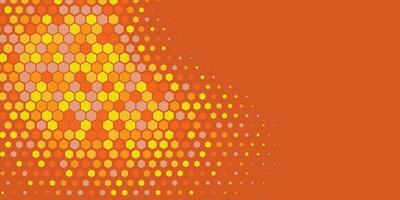 Geometric abstract Hexagon Two Color Background vector