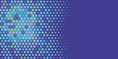 Geometric Multi size Hexagon with multi Color Background vector