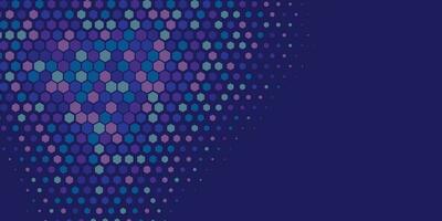 Geometric Multi size Hexagon with multi Color Background vector