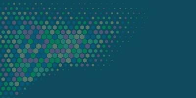 Geometric Multi size Hexagon with multi Color Background vector
