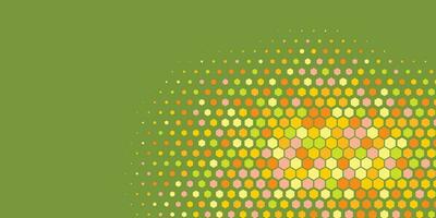 Geometric Multi size Hexagon with multi Color Background vector