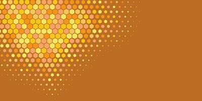 Geometric Multi size Hexagon with multi Color Background vector