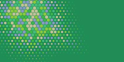 Geometric Multi size Hexagon with multi Color Background vector