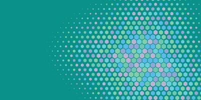 Geometric Multi size Hexagon with multi Color Background vector