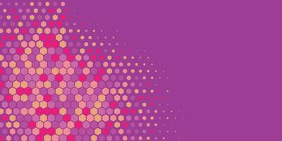 Geometric Multi size Hexagon with multi Color Background vector