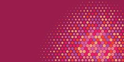 Geometric Multi size Hexagon with multi Color Background vector