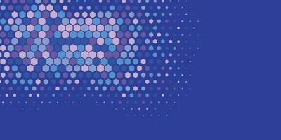 Geometric abstract Hexagon Two Color Background vector