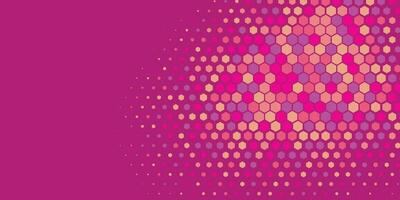 Geometric Multi size Hexagon with multi Color Background vector