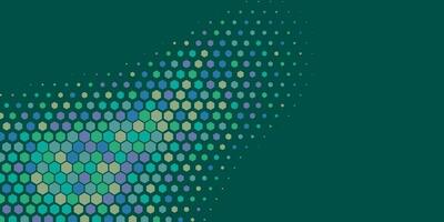 Geometric Multi size Hexagon with multi Color Background vector