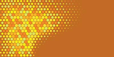 Geometric abstract Hexagon Two Color Background vector