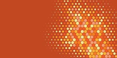 Geometric Multi size Hexagon with multi Color Background vector