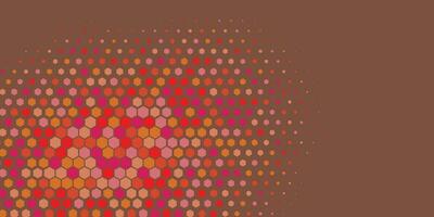 Geometric Multi size Hexagon with multi Color Background vector