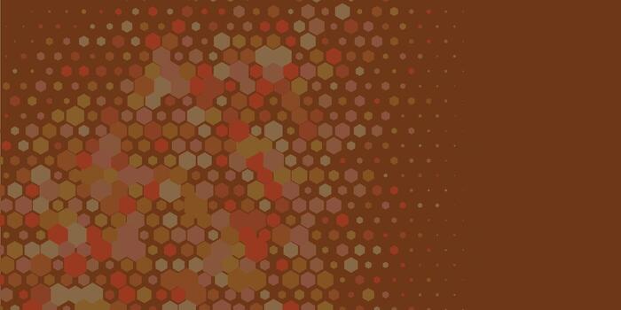 Geometric abstract Hexagon Two Color Background vector