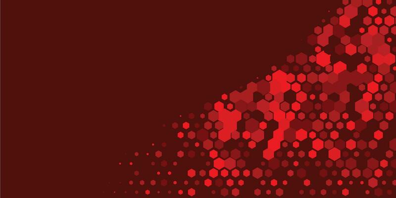 Geometric abstract Hexagon Two Color Background