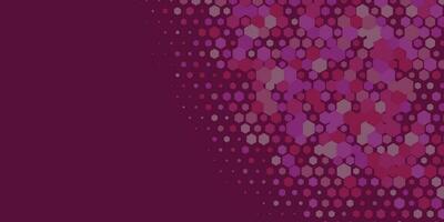 Geometric abstract Hexagon Two Color Background vector