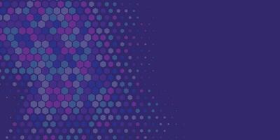 Geometric abstract Hexagon Two Color Background vector