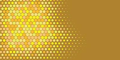 Geometric abstract Hexagon Two Color Background vector