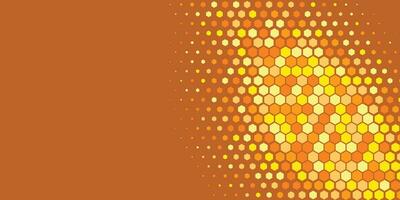 Geometric abstract Hexagon Two Color Background vector