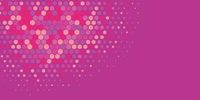 Geometric abstract Hexagon Two Color Background vector