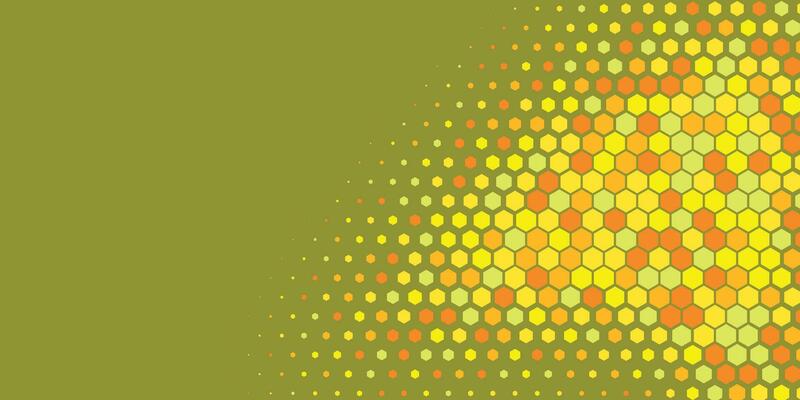 Geometric abstract Hexagon Two Color Background