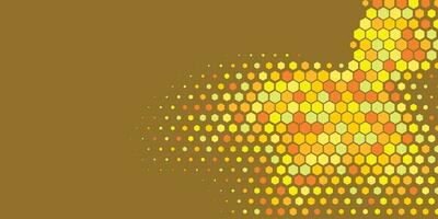 Geometric Multi size Hexagon with multi Color Background vector