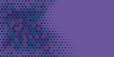 Geometric abstract Hexagon Two Color Background vector