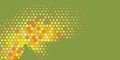 geométrico resumen hexágono dos color antecedentes vector