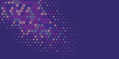 Geometric abstract Hexagon Two Color Background vector