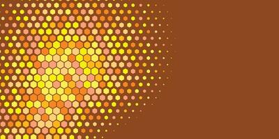 Geometric Multi size Hexagon with multi Color Background vector