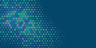 Geometric Multi size Hexagon with multi Color Background vector