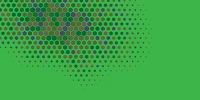 Geometric Multi size Hexagon with multi Color Background vector