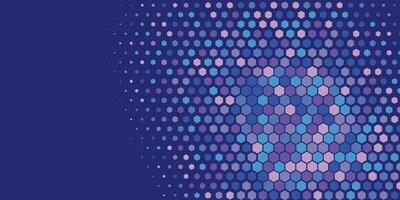 Geometric Multi size Hexagon with multi Color Background vector
