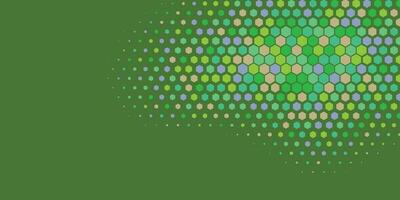 Geometric Multi size Hexagon with multi Color Background vector