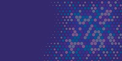 Geometric abstract Hexagon Two Color Background vector