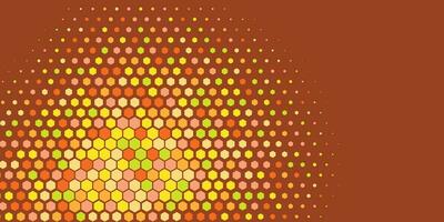 Geometric Multi size Hexagon with multi Color Background vector