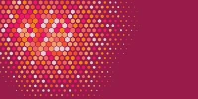 Geometric Multi size Hexagon with multi Color Background vector