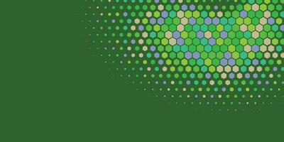 Geometric Multi size Hexagon with multi Color Background vector