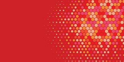 Geometric Multi size Hexagon with multi Color Background vector