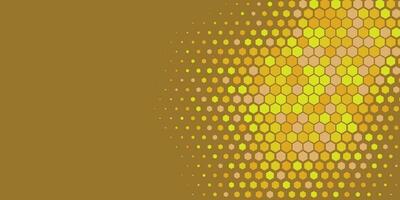 Geometric Multi size Hexagon with multi Color Background vector