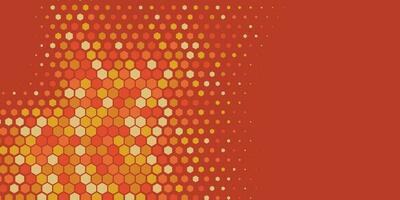 Geometric Multi size Hexagon with multi Color Background vector